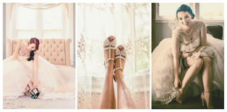 Step Back in Time with Chelsea Crew's Dreamy Retro/Vintage Bridal Shoe Collection