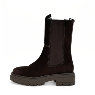 Sherry Nubuck Lugsole Booties