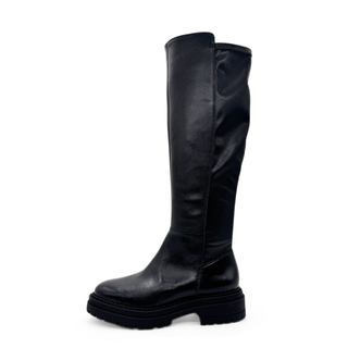Faith Leather + PU Tall Boots