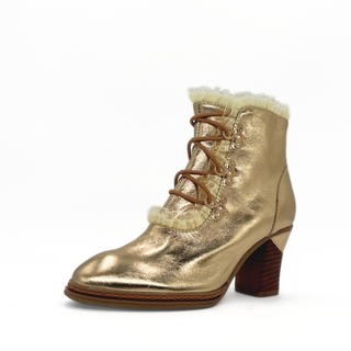 Galleria Metallic Victorian Booties