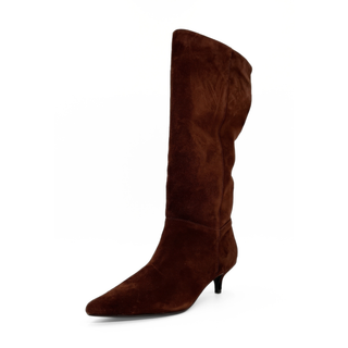 Hallie Kitten Heel Knee-High Boots