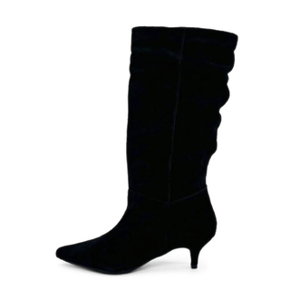 Hallie Kitten Heel Knee-High Boots