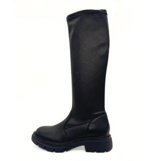 Tammi Faux Leather Stretch Boots