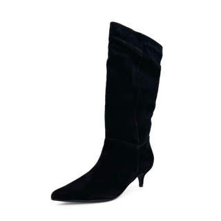 Hallie Kitten Heel Knee-High Boots