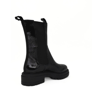 Sherry Patent Lugsole Booties