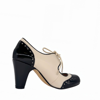 Leora Oxford Heeled Pumps