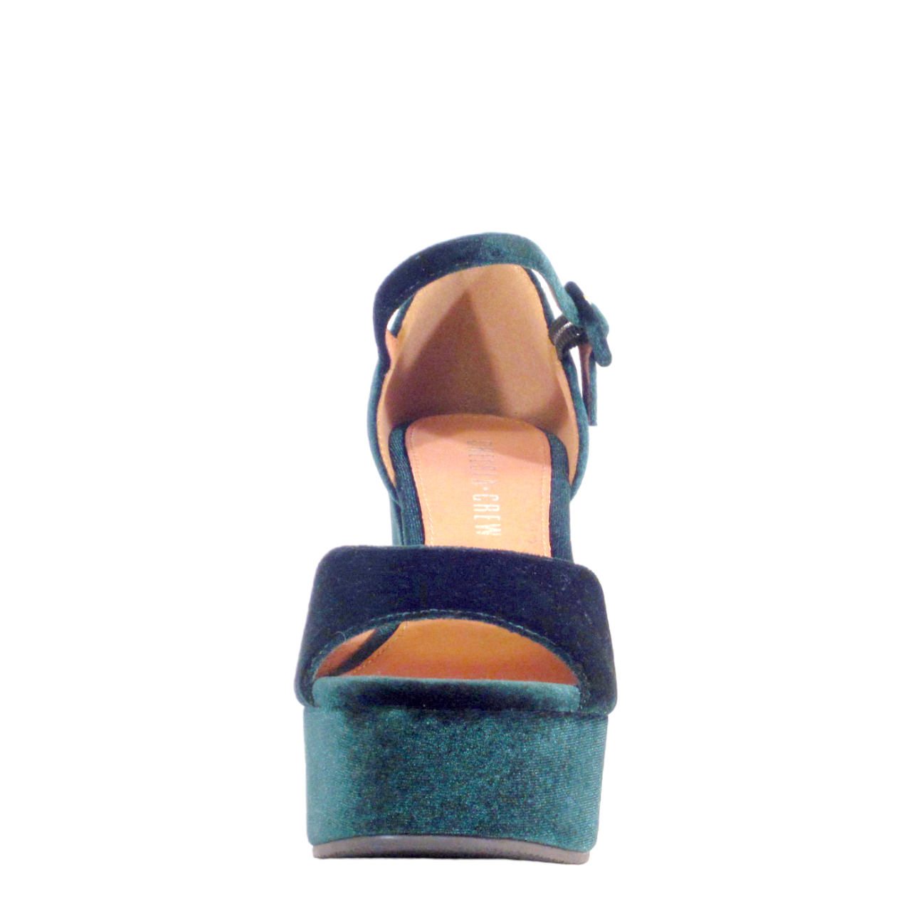 Quill Velvet Platform Heels - Main Image