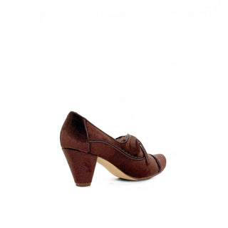 Madison Velvet Retro Heels