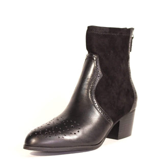 Lima Black Leather Boots