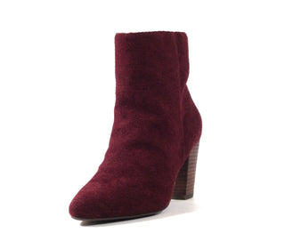 Women Burgundy Heel Boot
